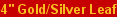 4in Gold Shields